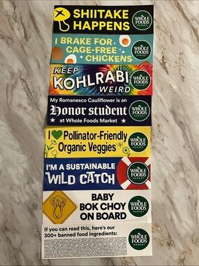 Whole Foods 2026 Stickers (8)